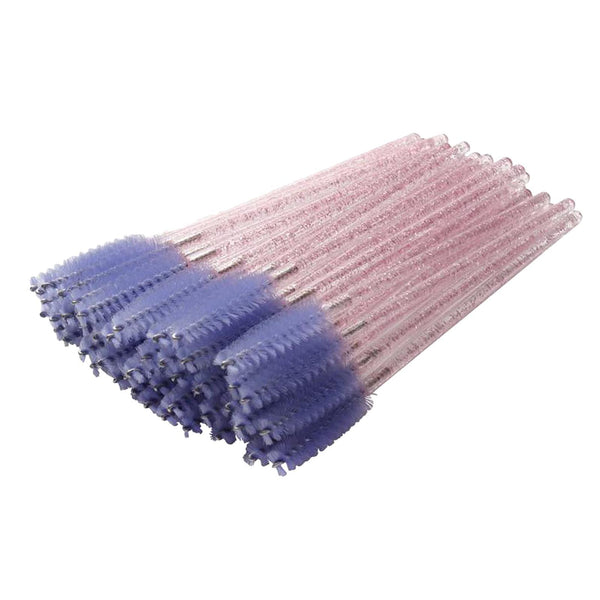 New Disposable Eyelash Brush Applicator Extension Mascara Wands Spoolie Colours8 - Lets Party