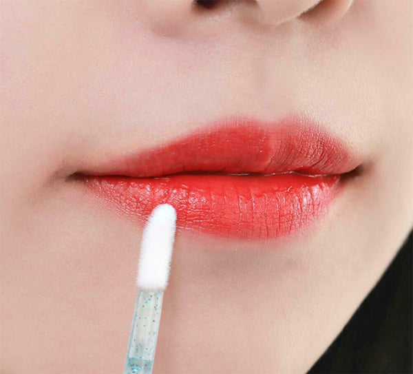 Lip Gloss Wands Brush Glitter Lip Brush Disposable Lipstick Applicator 6 Colours - Lets Party