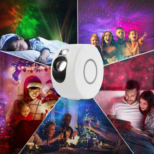 3D LED Starry Sky Star Projector Nebula Night Light Lamp Baby Room Galaxy Party - Lets Party
