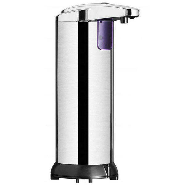 Auto Touchless Sensor Sanitiser Soap Dispenser Stainless Steel refillable 250ml - Lets Party