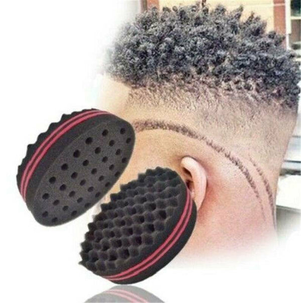 1/2Wave Barber Hair Brush Sponge for Dreads Afro Locs Twist Curl Coil Magic Tool - Lets Party