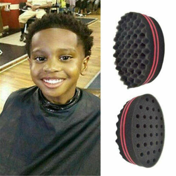 1/2Wave Barber Hair Brush Sponge for Dreads Afro Locs Twist Curl Coil Magic Tool - Lets Party