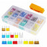 220pcs Assorted Mini Fuse Blade Fuses Set Auto Car Truck Assortment Kits ATM APM - Lets Party