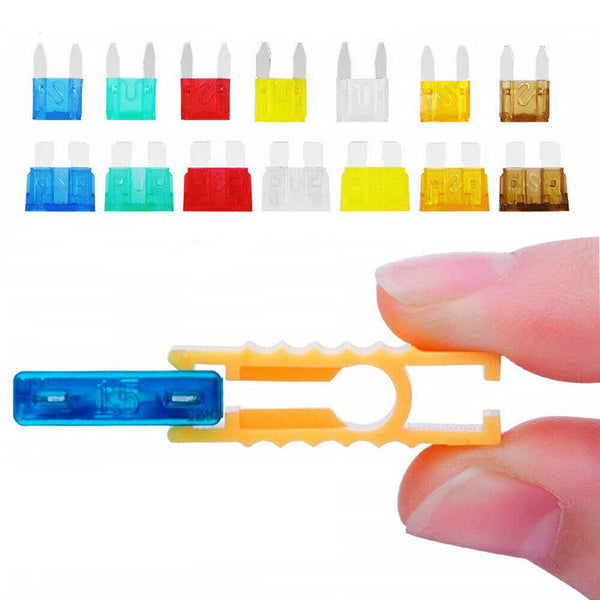 220pcs Assorted Mini Fuse Blade Fuses Set Auto Car Truck Assortment Kits ATM APM - Lets Party