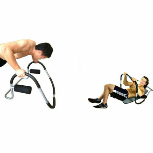 Home Gym Fitness AB Roller Abdominal Crunch Exercise Machine Situp Trainer - Lets Party