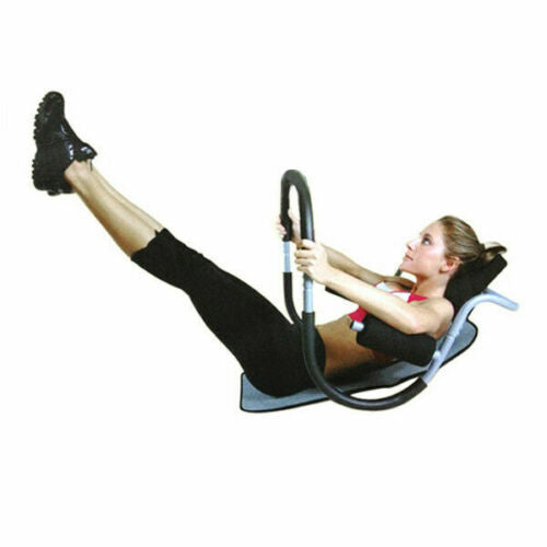 Home Gym Fitness AB Roller Abdominal Crunch Exercise Machine Situp Trainer - Lets Party