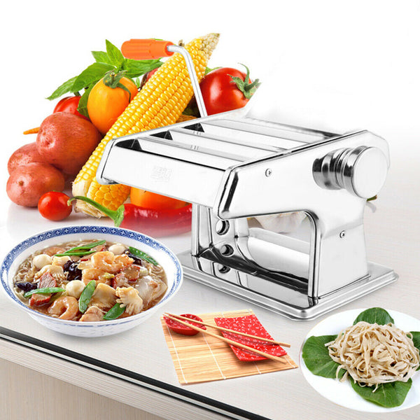 Pasta Noodle Maker Machine Cutter For Fresh Spaghetti 6 Thickness Settings - Lets Party