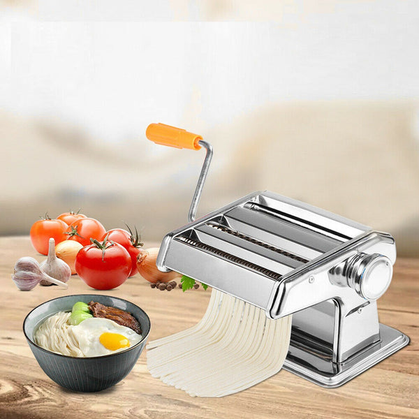 Pasta Noodle Maker Machine Cutter For Fresh Spaghetti 6 Thickness Settings - Lets Party