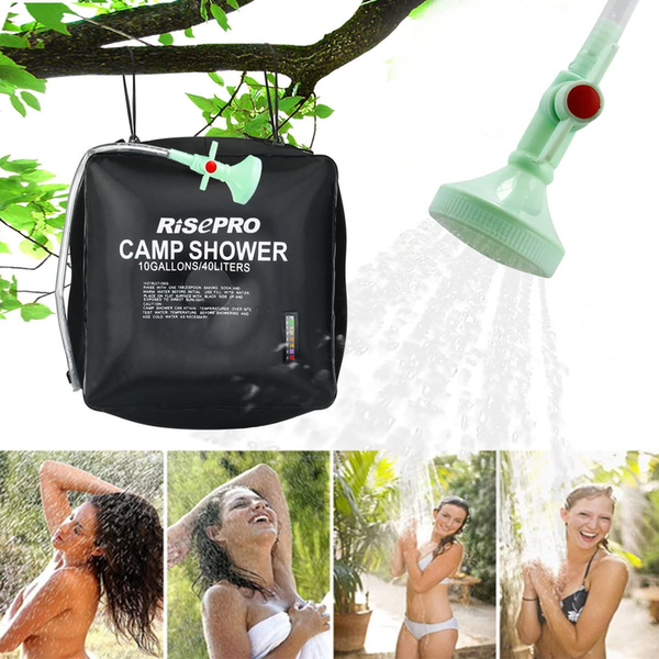 40L Portable Solar Heating Outdoor Camp Shower Bag AU Stock - Lets Party