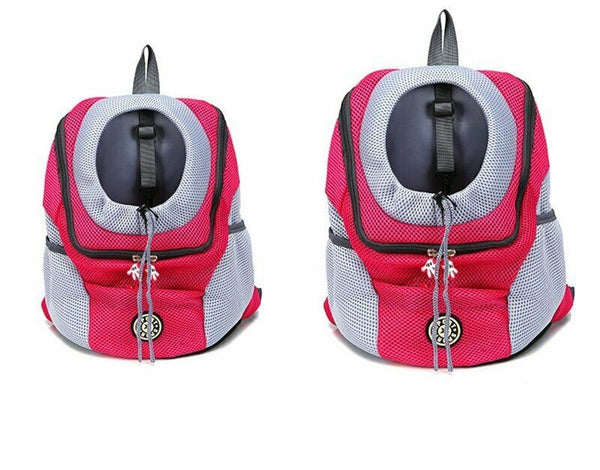 Puppy Travel Mesh Pet Dog Carrier Backpack Front Travel Portable Shoulder Bag AU - Lets Party