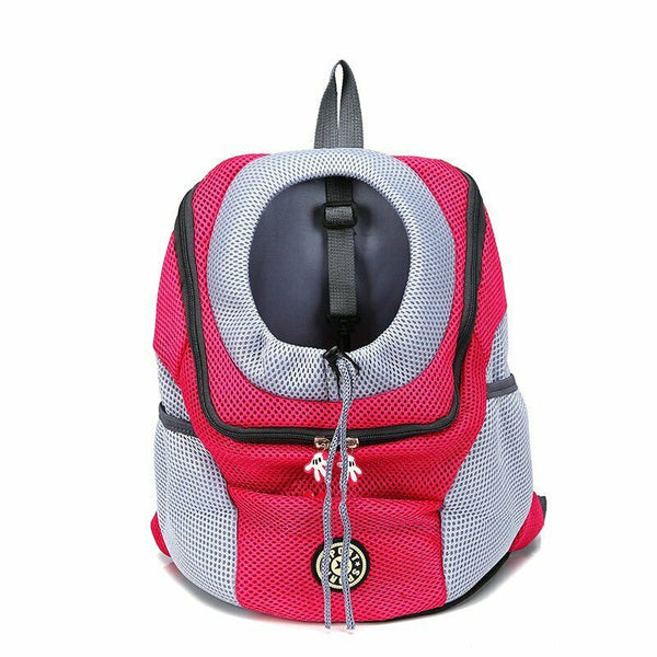 Puppy Travel Mesh Pet Dog Carrier Backpack Front Travel Portable Shoulder Bag AU - Lets Party