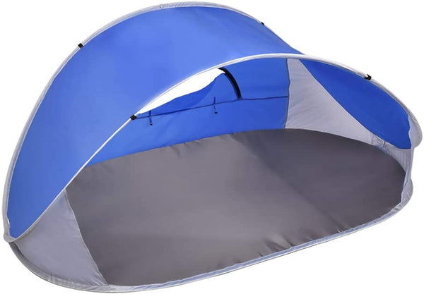 Mountview Pop Up Tent Camping Beach Tents 4 Person Portable Hiking Shade Shelter - Lets Party