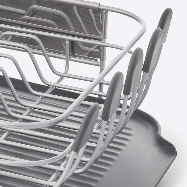 KitchenAid Stainless Steel Compact Dish Drying Rack One Size Grey - Lets Party