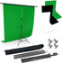 3m Photo Backdrop Stand Kit Studio Black White Background Green Screen+4x Clips - Lets Party