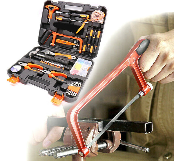 82Pcs DIY Household Hand Tools Kit Set For Garage Bike Car Maintenance Repair - Lets Party