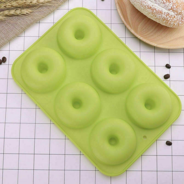 2pcs Silicone Donut Mold Muffin Chocolate Cake Cookie Doughnut Baking Mould Tray - Lets Party