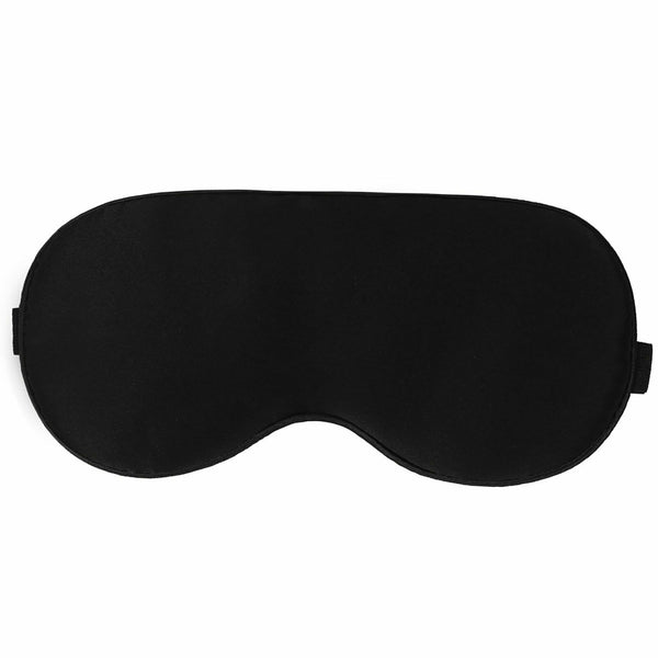 100% Pure Silk Sleeping Sleep Eye Mask Blindfold Lights Out Travel Relax Soft AU - Lets Party