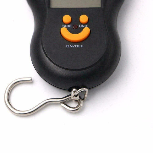 LCD Electronic Digital Portable Scale Luggage Weight Hanging Travel 10G to 50KG - Lets Party