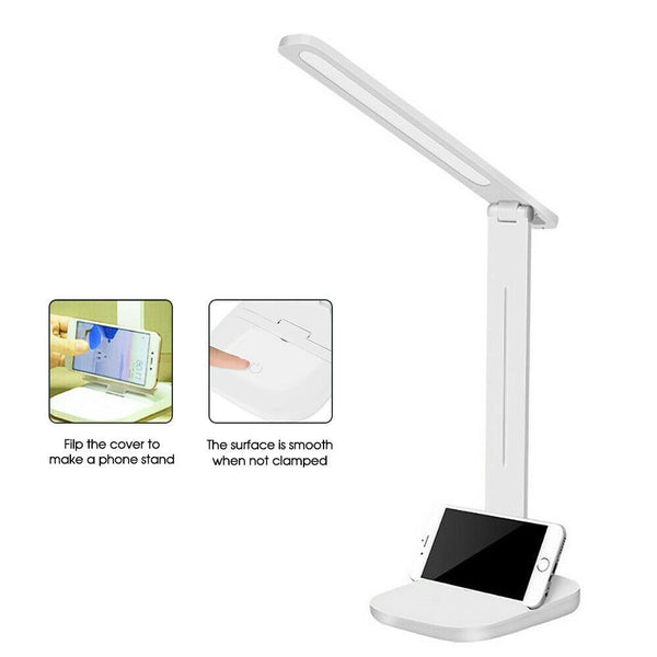 Touch LED Desk Lamp Bedside Study Reading Table Light Usb Ports Dimmable Au - Lets Party