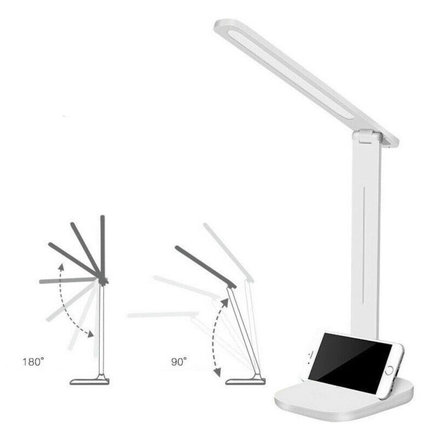 Touch LED Desk Lamp Bedside Study Reading Table Light Usb Ports Dimmable Au - Lets Party