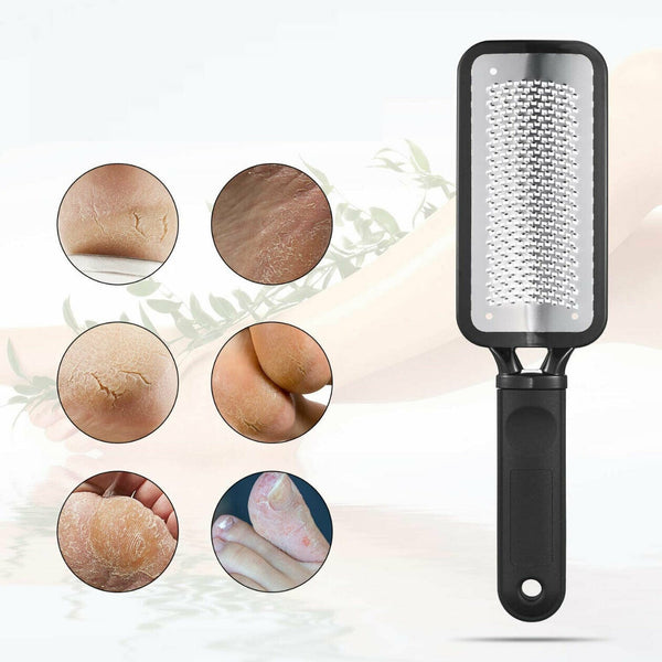 Stainless Steel Foot File Scraper Grater Pedicure Rasp Callus Remover Tool AU - Lets Party