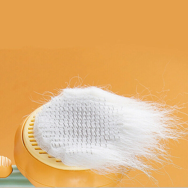 Self Cleaning Slicker Comb For Dog Cat Rabbit Puppy Grooming Pumpkin Brush Tool - Lets Party