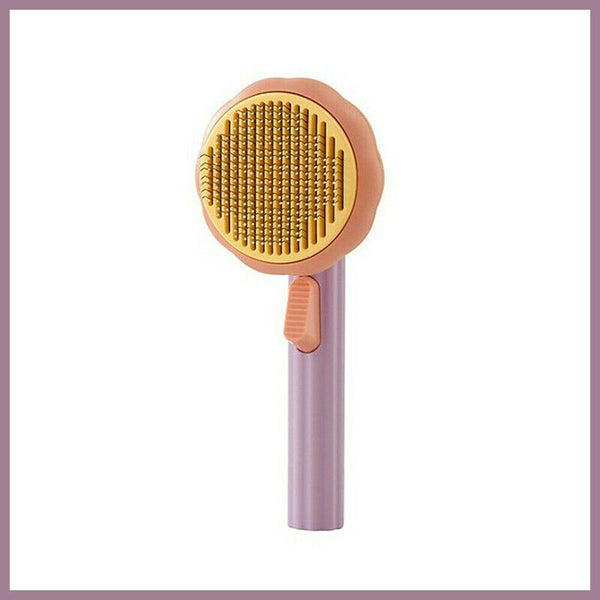 Self Cleaning Slicker Comb For Dog Cat Rabbit Puppy Grooming Pumpkin Brush Tool - Lets Party