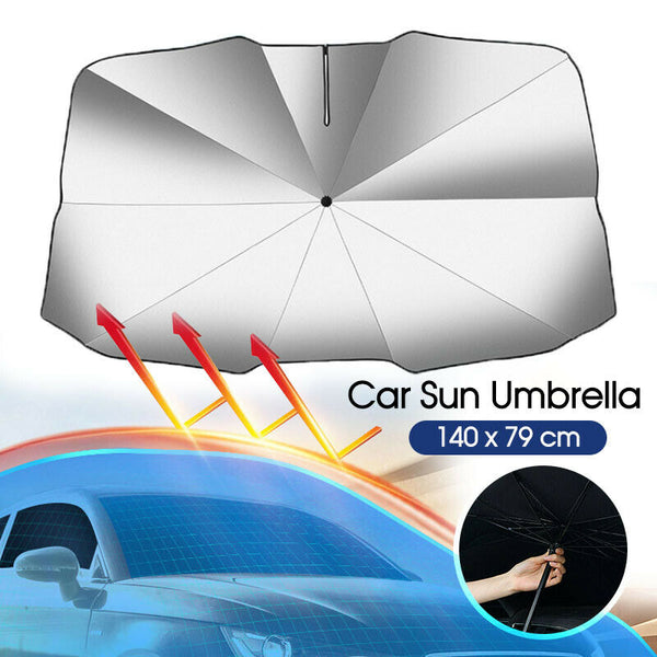 Foldable Car Windshield Sunshade Umbrella Front Window Cover Visor Sun Shade - Lets Party