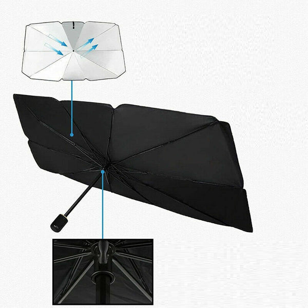Foldable Car Windshield Sunshade Umbrella Front Window Cover Visor Sun Shade - Lets Party