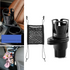 Mesh Net Bag Between Car Seat Storage Organizer & 2in1 Bottle Drink Cup Holder AU - Lets Party