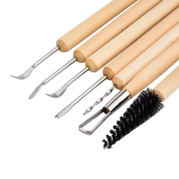 11Pcs Wax Carving Carvers Polymer Clay Sculpting Sculpture Process craft Tools - Lets Party