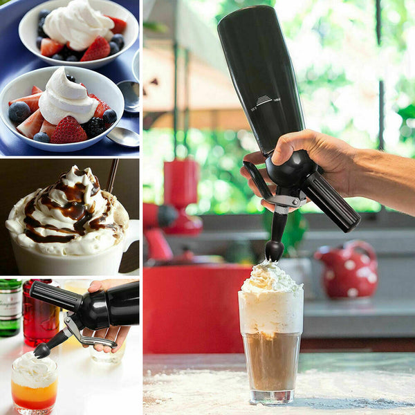 Cream whipper Whipped cream dispenser Dessert Coffee Foam Whip Cream chargers - Lets Party