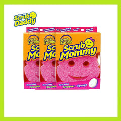 3 x Scrub Mommy Dual-Sided Scrubber Sponge - Pink