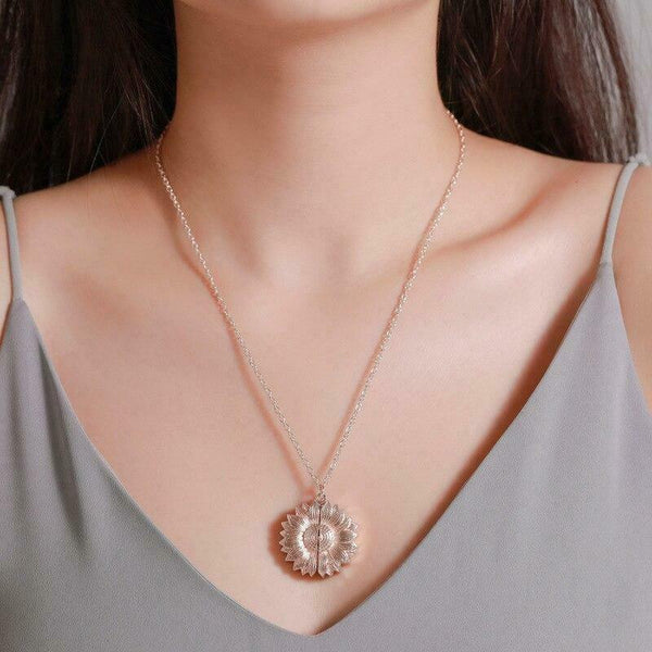 You Are My Sunshine Gold Silver Rose Gold Pendant Gift Necklace Women Daughter - Lets Party