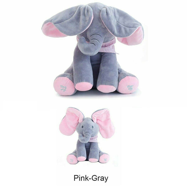 Soft Doll Stuffed animals Elephant PP cotton Singing Baby Gifts - Lets Party