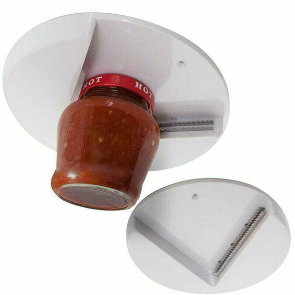 Under Cabinet Jar Opener Undermount Lid Gripper Bottle Opener Multipurpose Tools - Lets Party