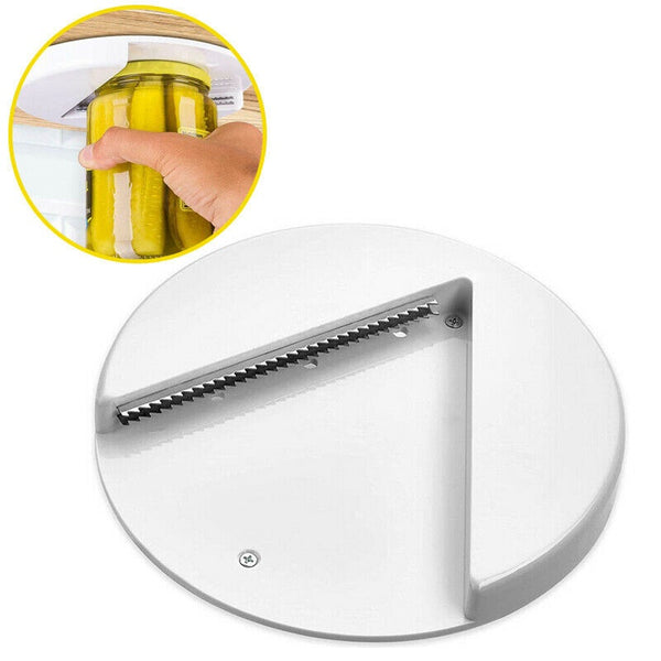 Under Cabinet Jar Opener Undermount Lid Gripper Bottle Opener Multipurpose Tools - Lets Party