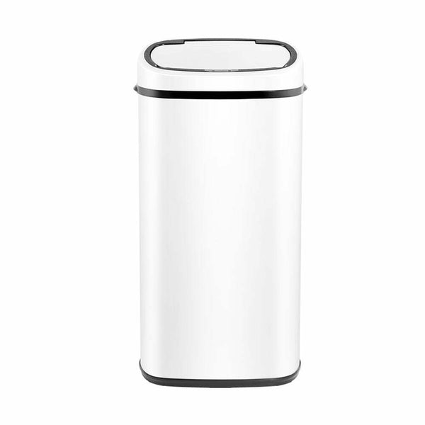 Devanti 68L Sensor Bin White - Lets Party