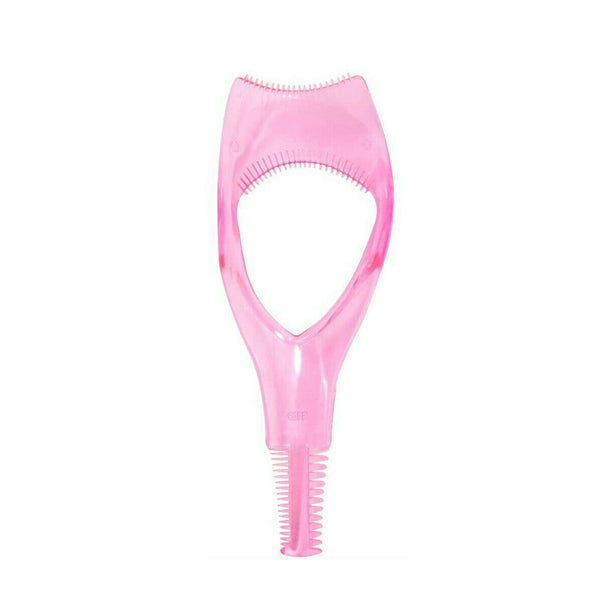 3 In1 Mascara Guard Tool Eyelash Curler Comb Eye Brow Comb Makeup Applicator Au - Lets Party