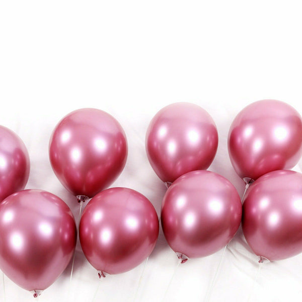 40cm Thick Chrome Metallic Balloon Birthday Wedding Party Balloons - Lets Party