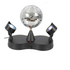 Rotating Disco Ball with LED Spotlights - Lets Party