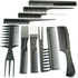 10pcs Hair Combs Salon Hairdressing Hair Style Barber Plastic Brush Comb Portable - Lets Party