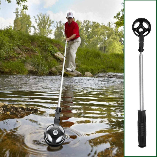 2M Golf Ball Scoop Pick Up Retriever Stainless Steel Tool Saver Shaft - Lets Party