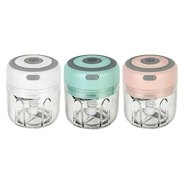 250ml Electric Garlic Food Chopper Vegetable Chopper Grinder Blender Crusher AU - Lets Party