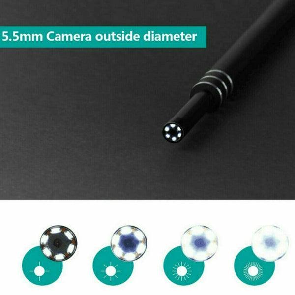 USB 3 in 1 5.5mm Camera HD Digital Visual Ear Spoon Ear Cleaning Endoscope - Lets Party