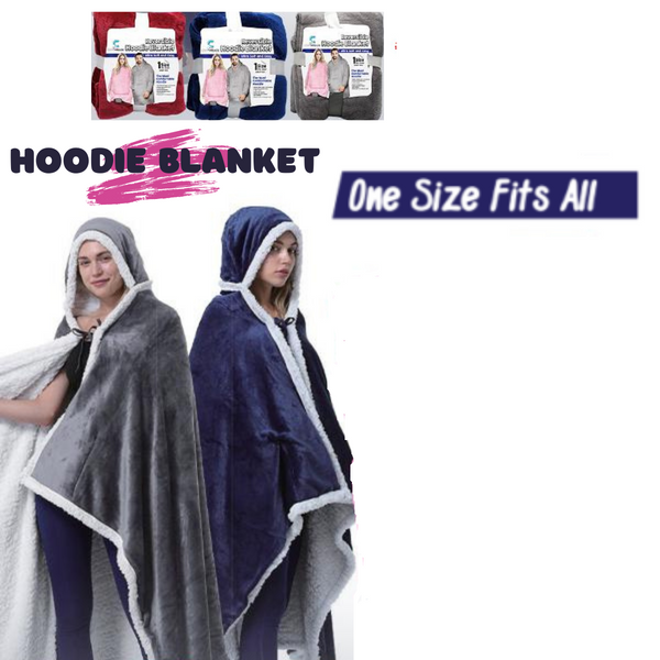 Cuddle Hoodie Blanket Assorted Colors - Hottest Winter Line Of The Year - Lets Party