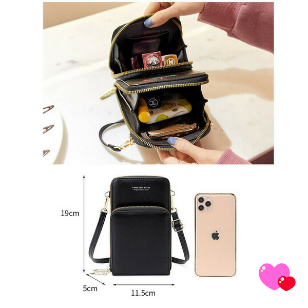 Women Crossbody Rfid Phone Purse Touch Screen Bag Blocking Wallet Shoulder Strap - Lets Party