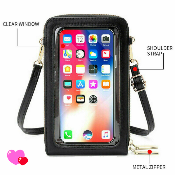 Women Crossbody Rfid Phone Purse Touch Screen Bag Blocking Wallet Shoulder Strap - Lets Party