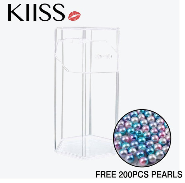 Kiiss Clear Acrylic Makeup Brush Holder Lid Dustproof Organizer Storage Case - Lets Party