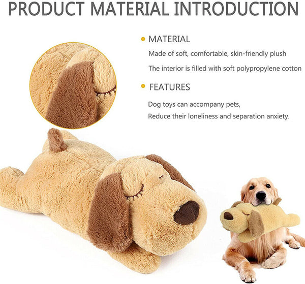 Puppy Cat Toy Heartbeat Soft Plush Sleeping Buddy Pet Dog Anxiety Behavioral Aid - Lets Party